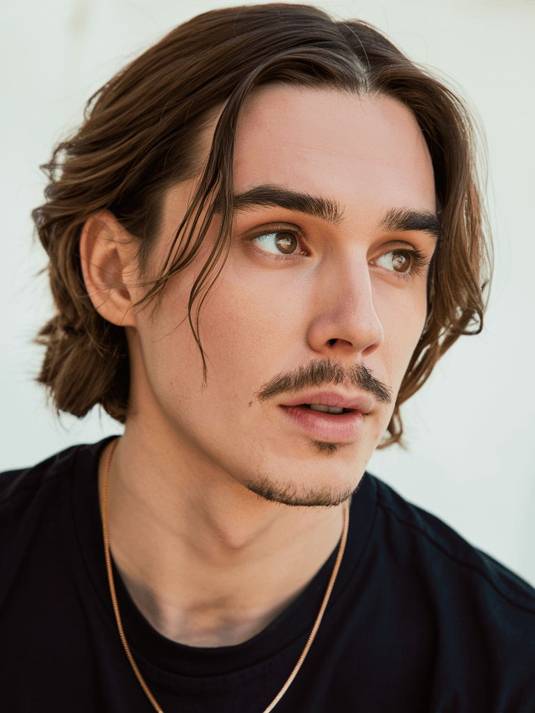 21 Trendy Middle Part Hair Men Ideas: From 70s to Modern Kpop Looks