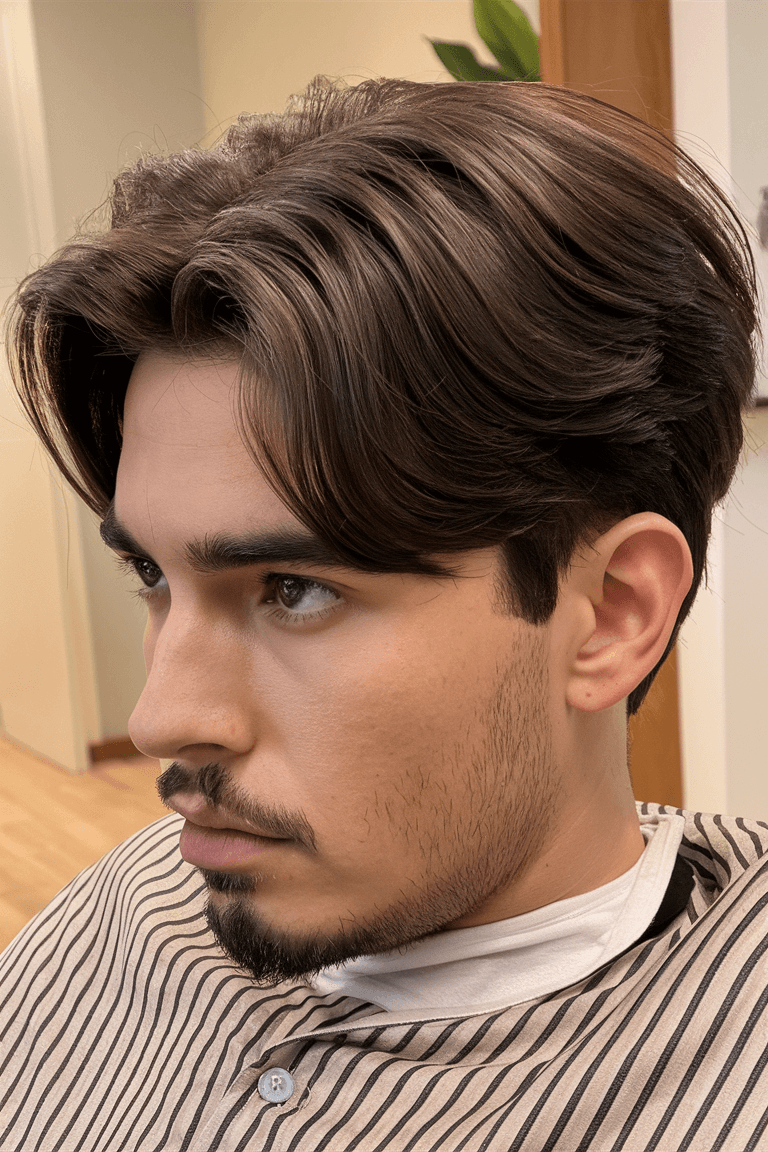 21 Trendy Middle Part Hair Men Ideas: From 70s to Modern Kpop Looks