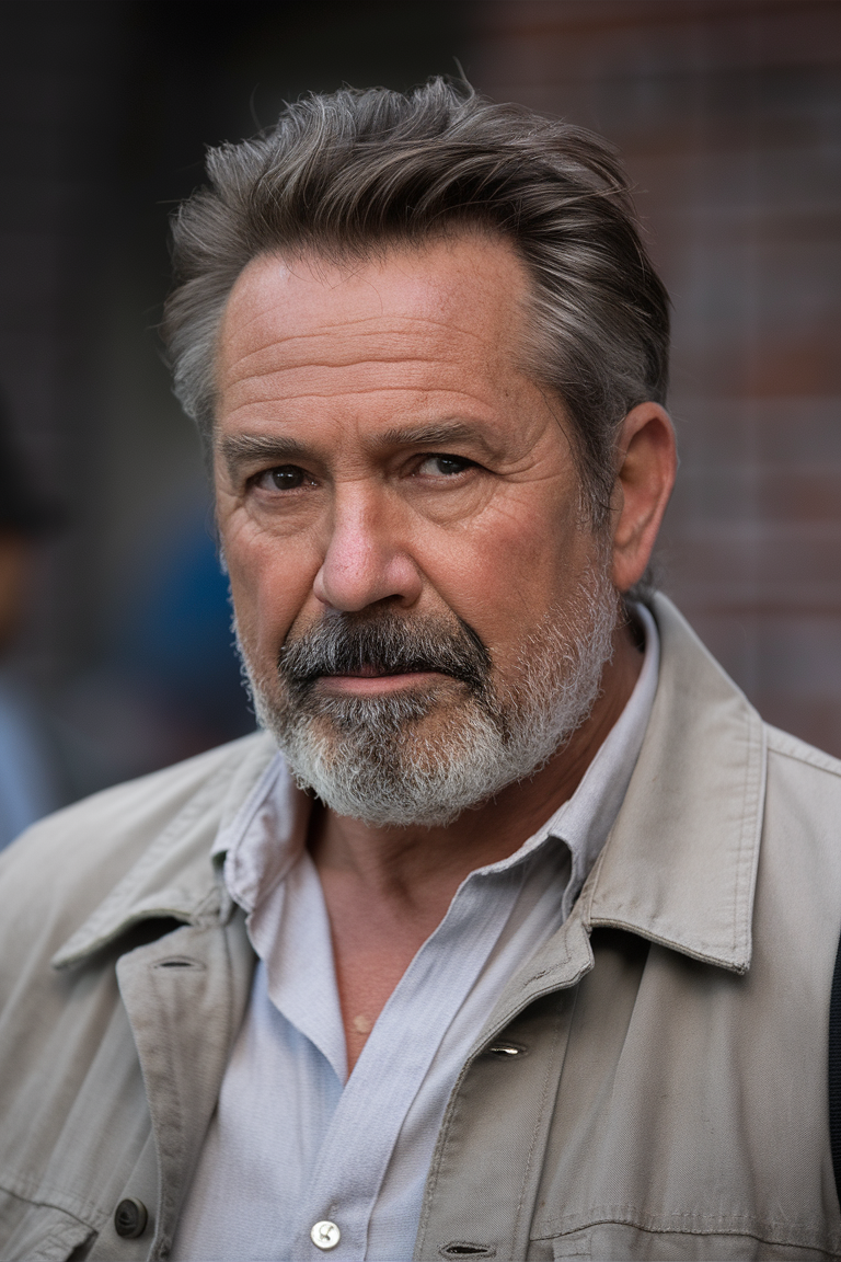 20 Ideas Stylish Hairstyles for Men Over 50: Short, Long, and Trendy Grey Looks