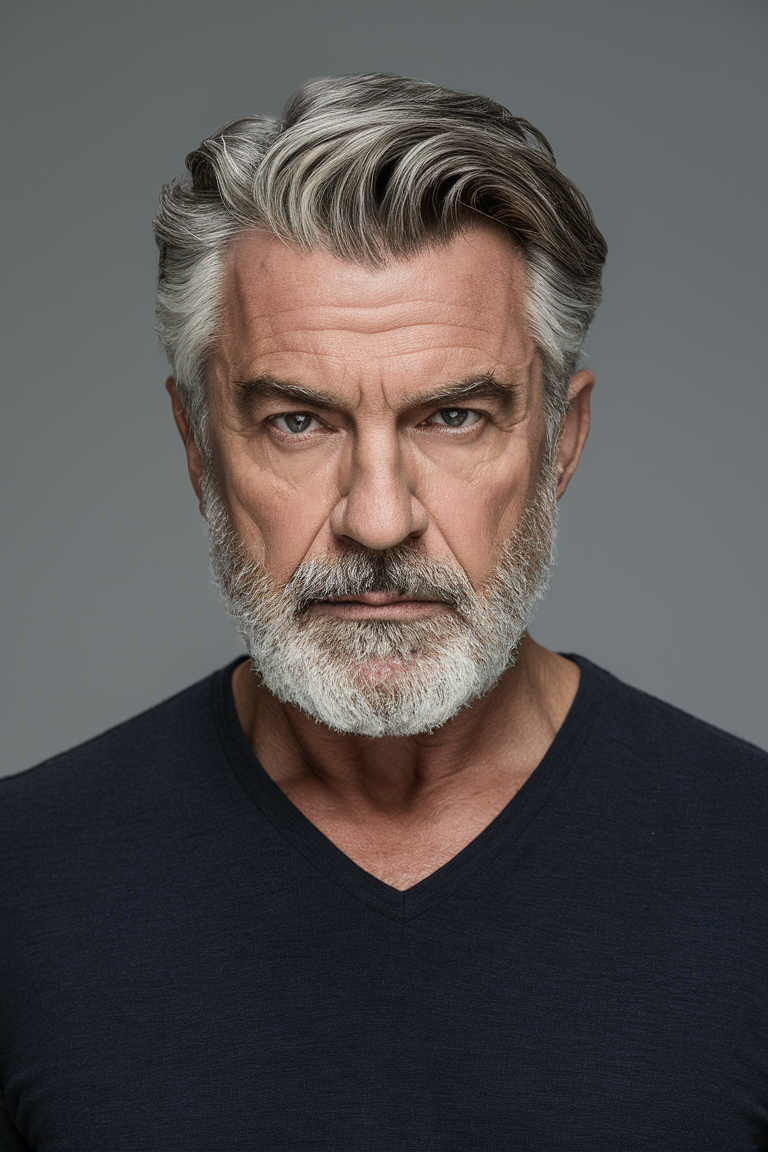 20 Popular Hairstyles for Men Over 60 - Stylish Ideas for Older Gentlemen