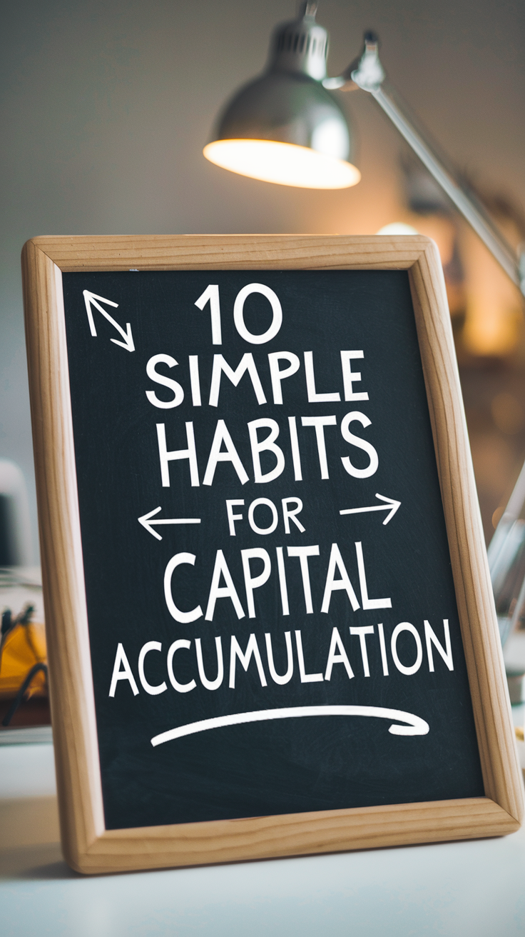 10 Simple Habits for Capital Accumulation