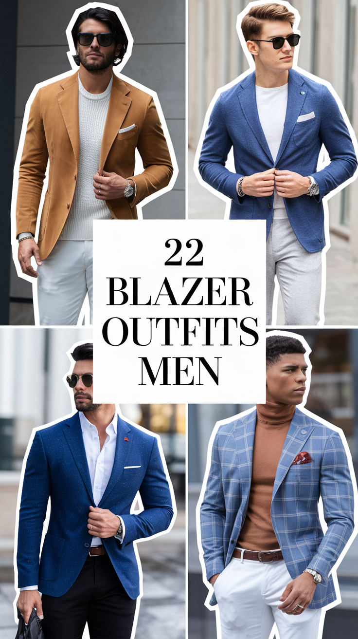 22 Best Ideas Blazer Outfits for Men: Classy, Casual, and Wedding Styles