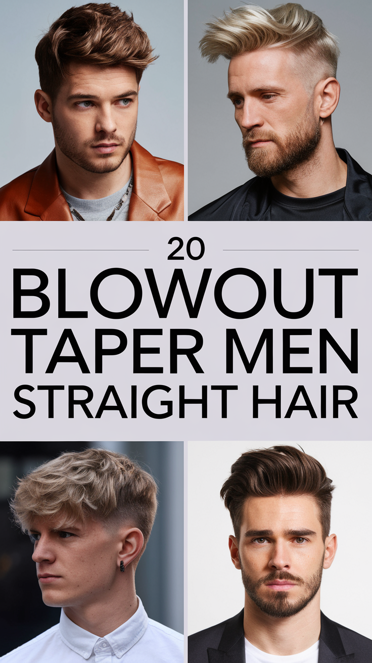 20 Stylish Blowout Taper Ideas for Men with Straight Hair