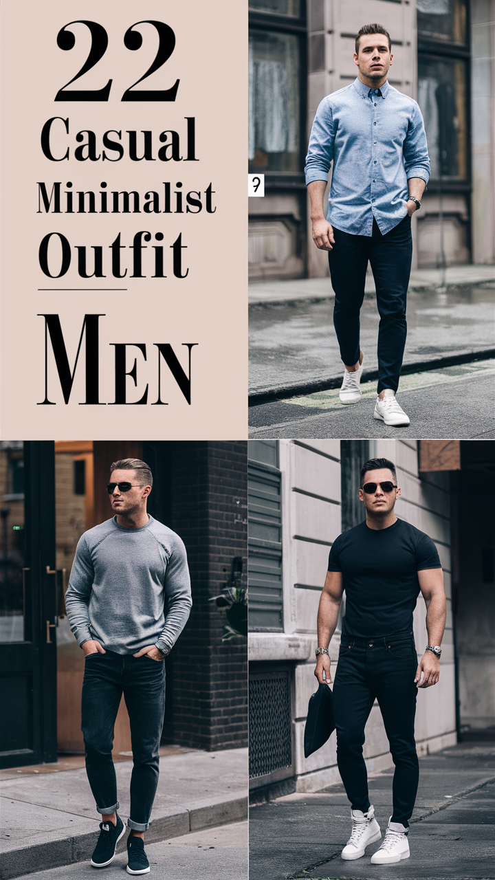 22 Casual Minimalist Outfit Ideas for Men: Smart, Summer, and Winter Styles