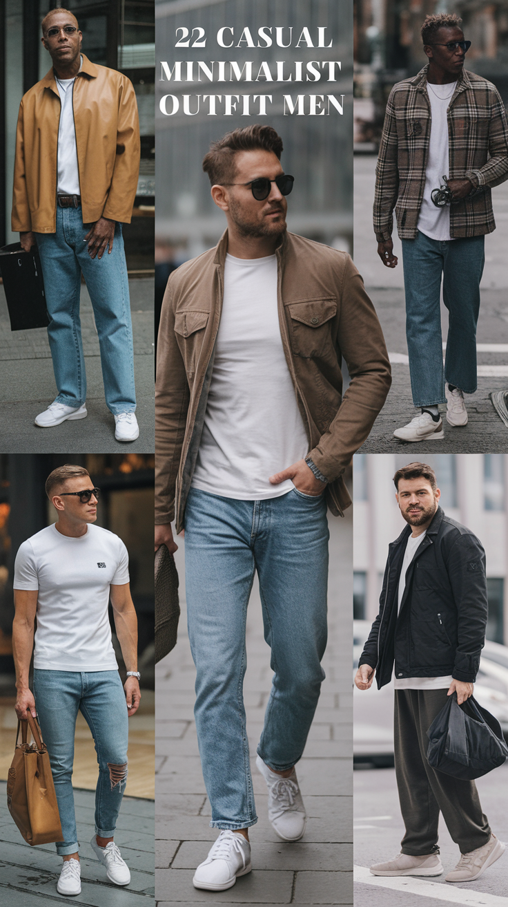 22 Casual Minimalist Outfit Ideas for Men: Smart, Summer, and Winter Styles