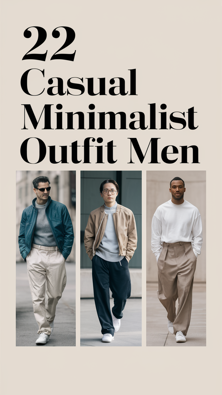 22 Casual Minimalist Outfit Ideas for Men: Smart, Summer, and Winter Styles