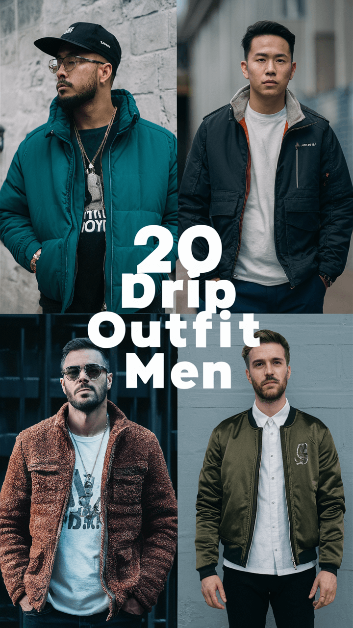 20 Best Drip Outfit Ideas for Men in 2025: Seasonal Styles and Iconic Streetwear