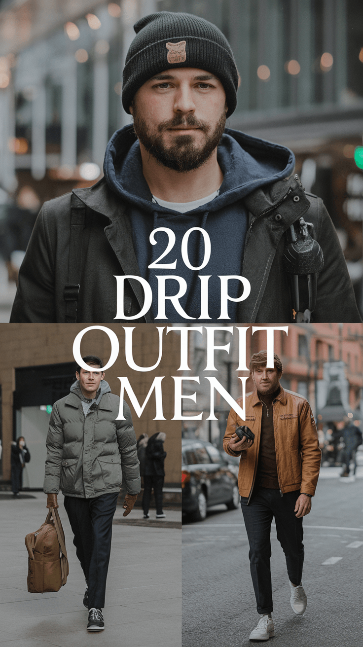 20 Best Drip Outfit Ideas for Men in 2025: Seasonal Styles and Iconic Streetwear