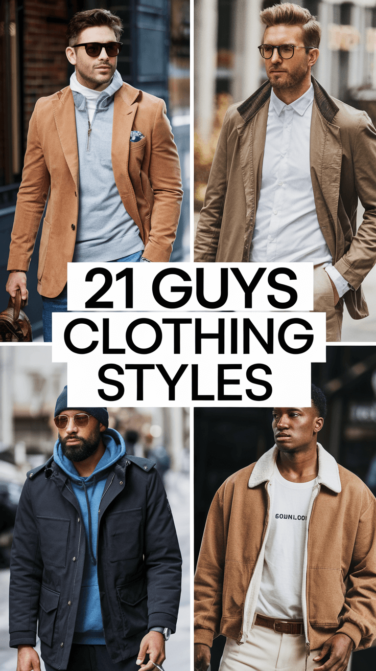 21 Trendy Ideas Guys Clothing for Every Season: Streetwear, Casual, and More