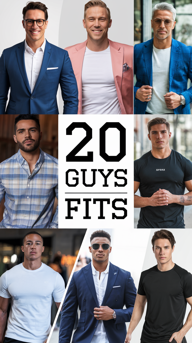 20 Trendy Ideas Guys Fits for Every Season: Streetwear, Casual, Summer & Winter Styles