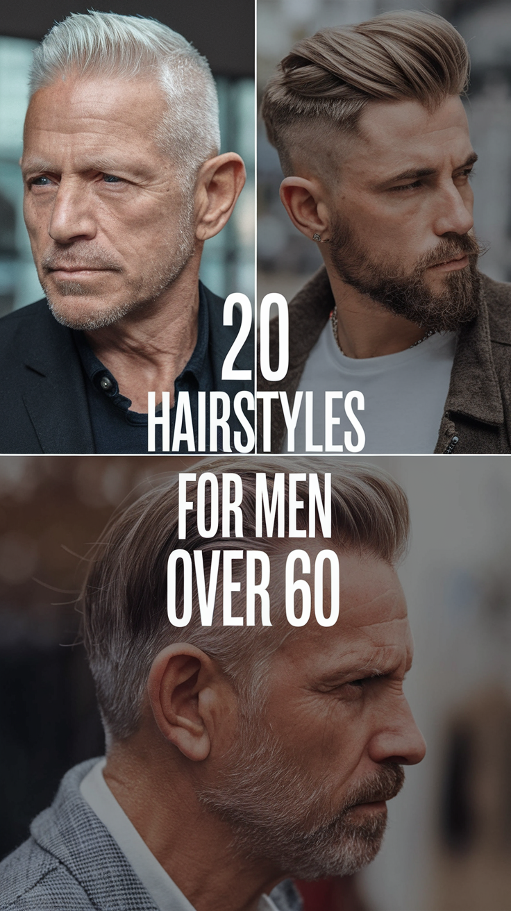 20 Popular Hairstyles for Men Over 60 - Stylish Ideas for Older Gentlemen