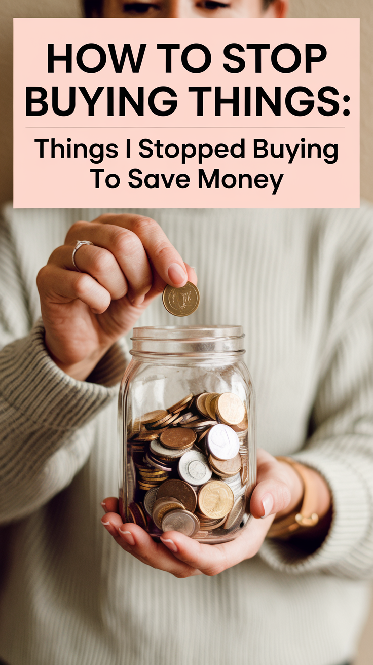 How to Stop Buying Things: Strategies to Save Money