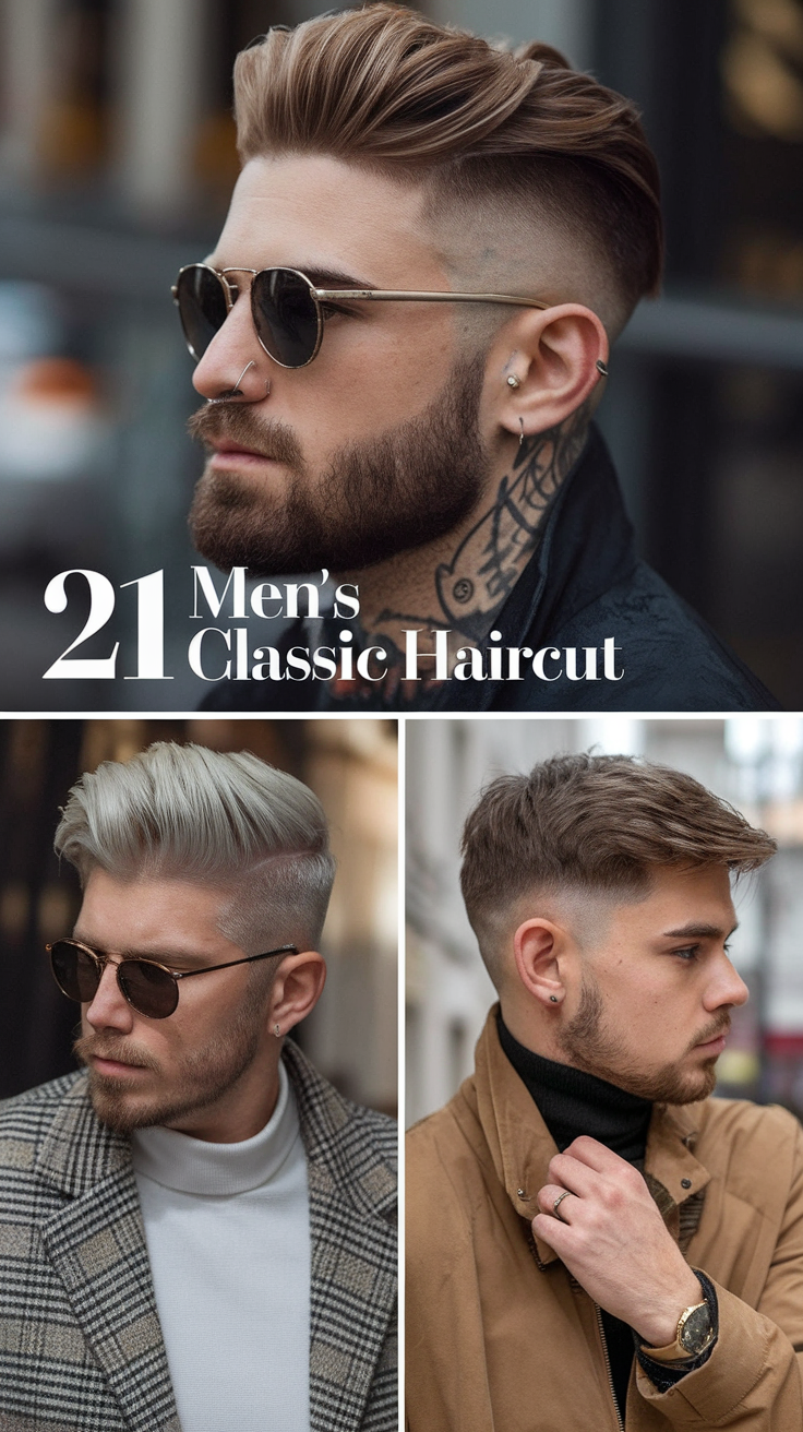 21 Stylish Ideas for Mens Classic Haircuts: Timeless and Trendy Styles