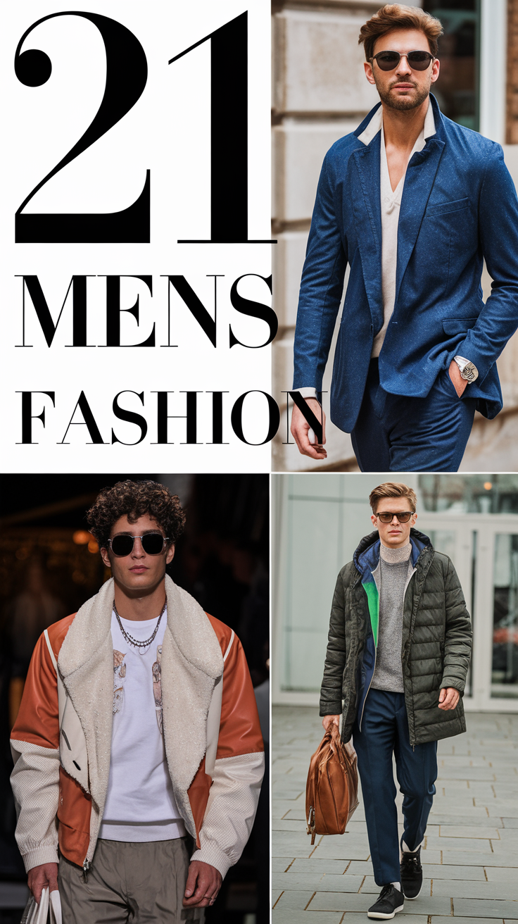 21 Stylish Men’s Fashion Ideas for 2025: From Casual to Classy Trends