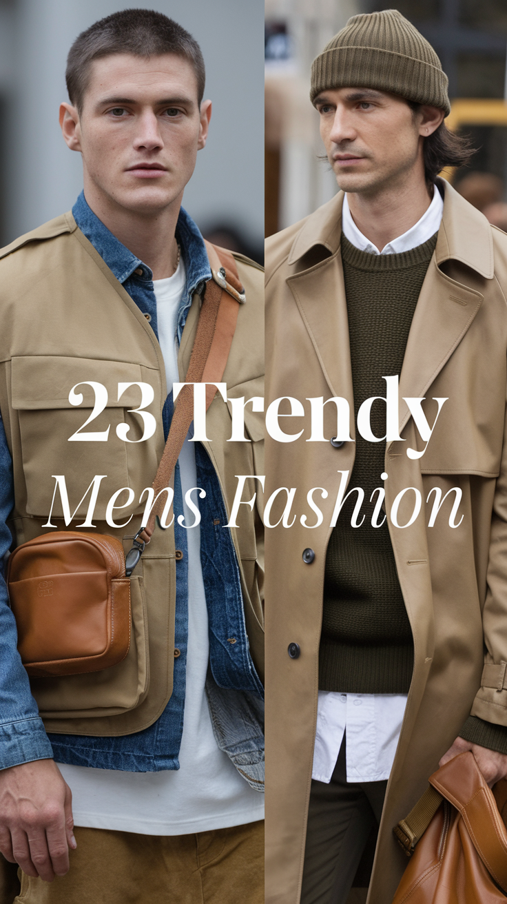 23 Trendy Men’s Fashion Ideas for 2025: Casual Outfits, Streetwear, and Seasonal Styles