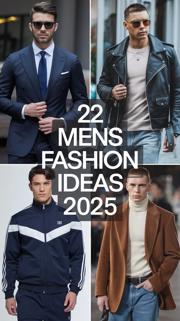 Mens Fashion Ideas 2025: 22 Stylish and Trending Outfits for Every Occasion