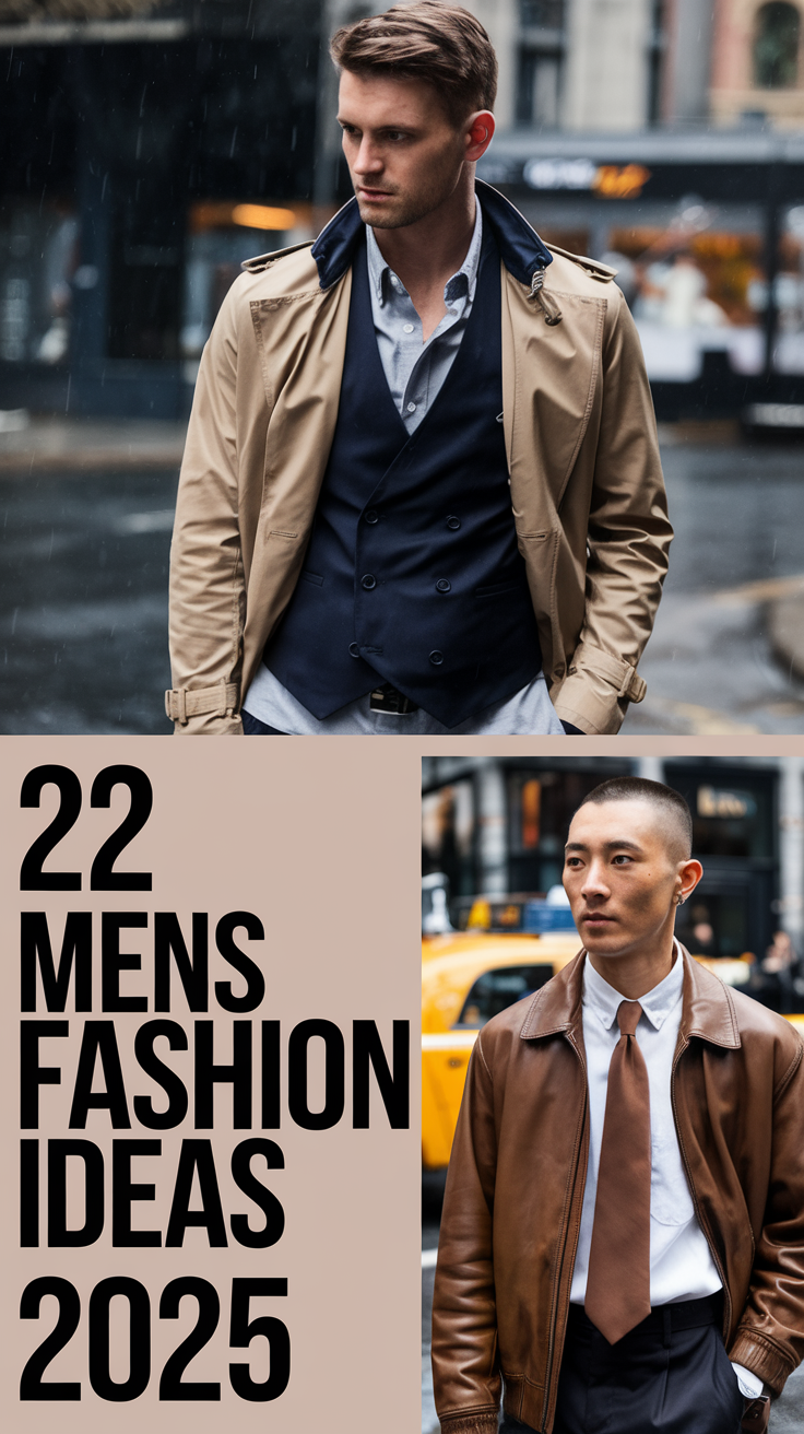 Mens Fashion Ideas 2025: 22 Stylish and Trending Outfits for Every Occasion