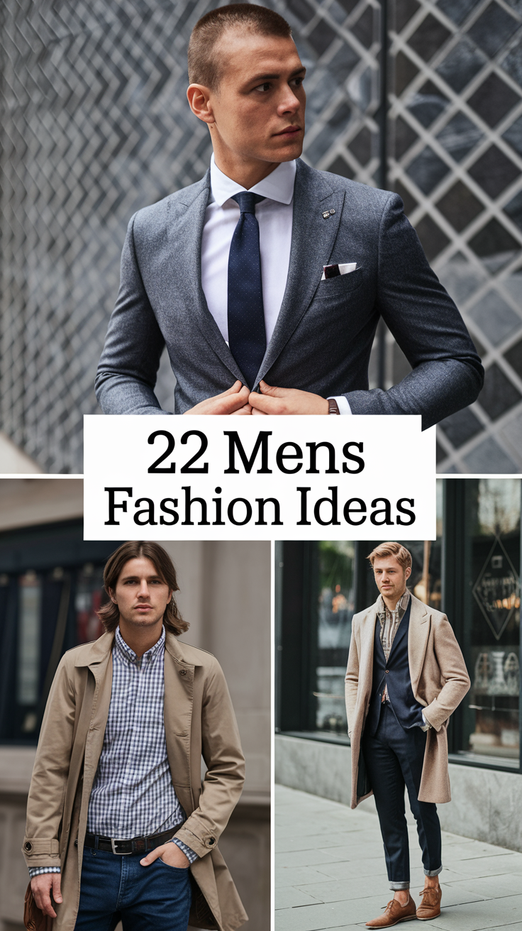 Mens Fashion Ideas 2025: 22 Stylish and Trending Outfits for Every Occasion