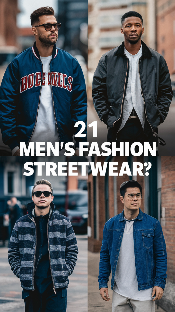 21 Men’s Fashion Streetwear Ideas for 2025: Trendy, Urban, and Vintage Styles