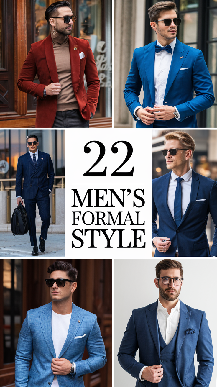 22 Men's Formal Style Ideas: Classy Outfits, Suits, and Modern Fashion Trends