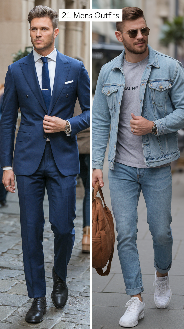 21 Mens Outfits 2025: Stylish Ideas for Autumn, Winter, and Streetwear Trends