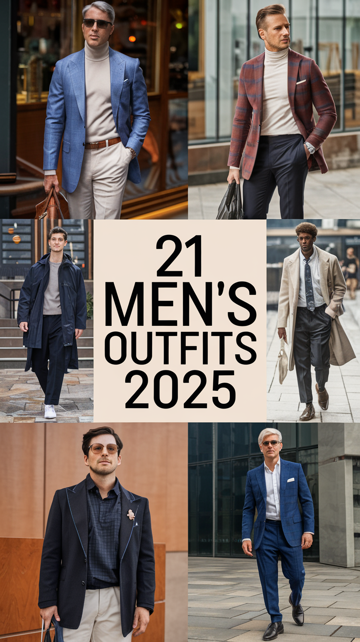 21 Mens Outfits 2025: Stylish Ideas for Autumn, Winter, and Streetwear Trends