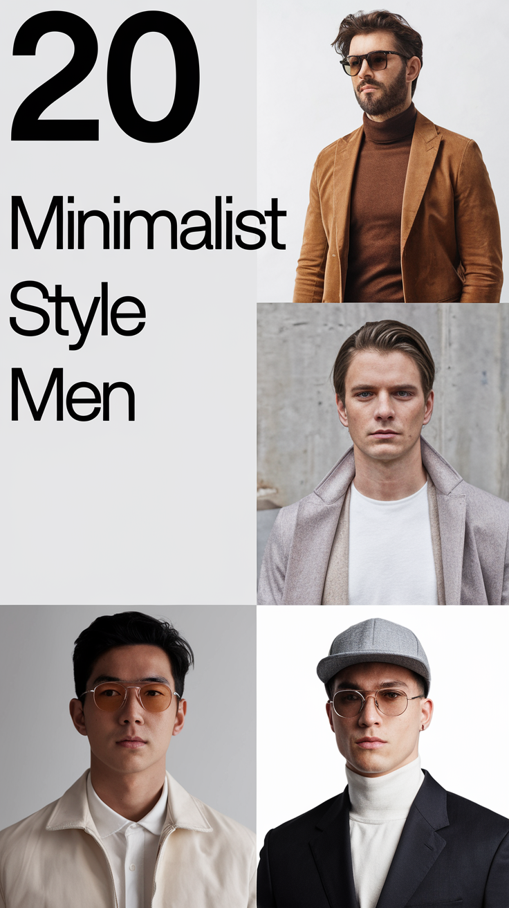 Minimalist Style Men: 20 Outfit Ideas for Every Season and Occasion