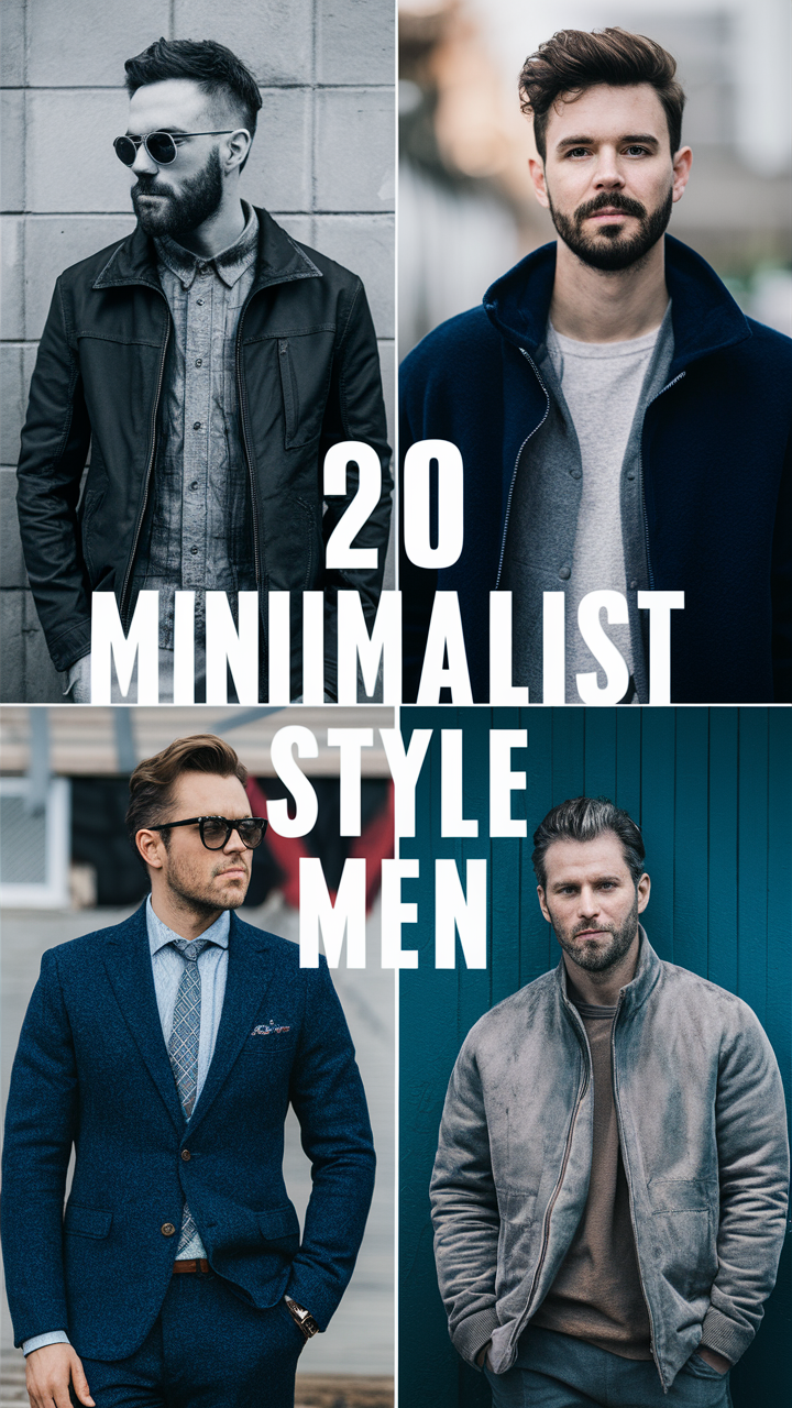 Minimalist Style Men: 20 Outfit Ideas for Every Season and Occasion