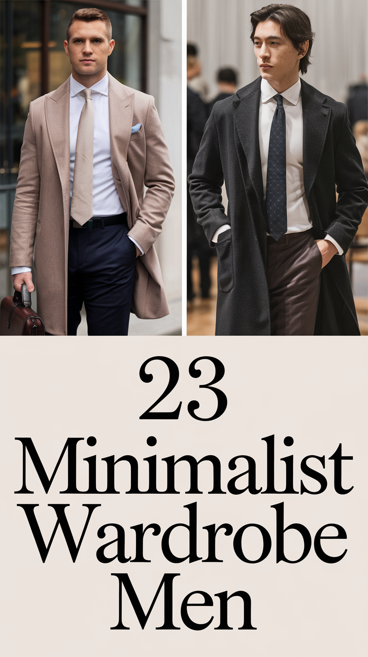 Essential Minimalist Wardrobe for Men 2025: 23 Ideas Year-Round Style for Every Occasion