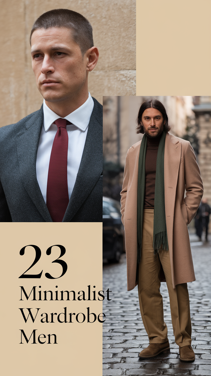 Essential Minimalist Wardrobe for Men 2025: 23 Ideas Year-Round Style for Every Occasion