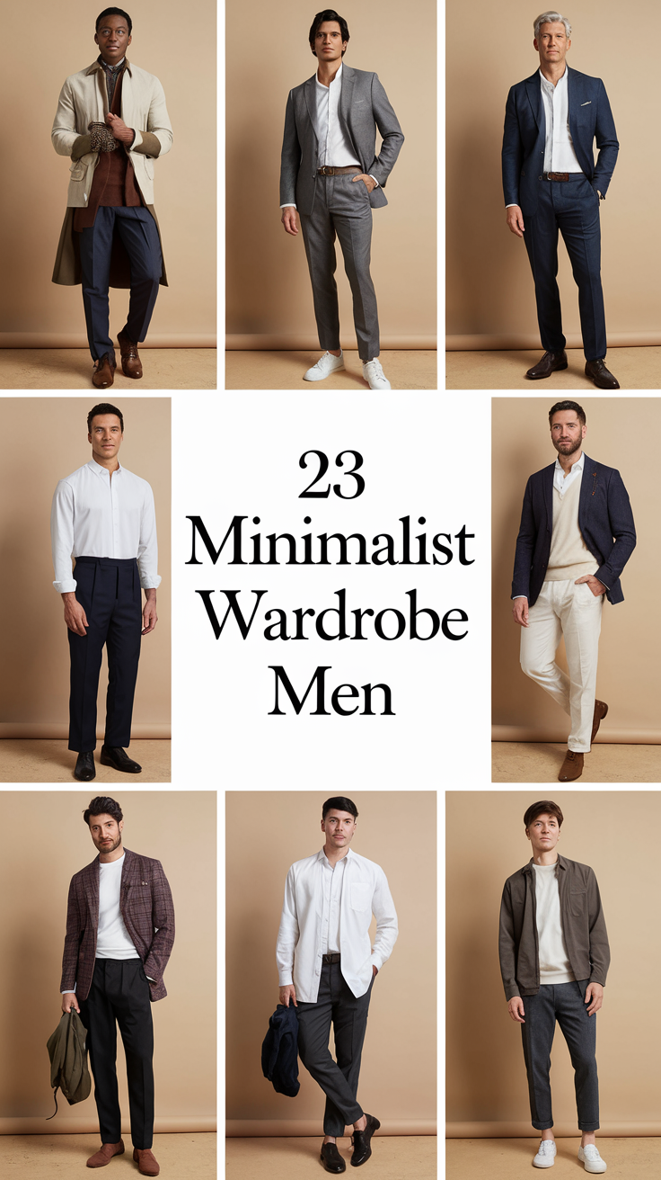 Essential Minimalist Wardrobe for Men 2025: 23 Ideas Year-Round Style for Every Occasion