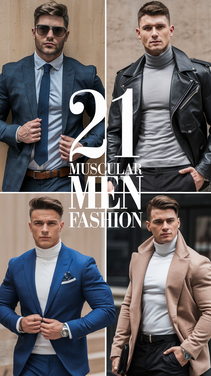 21 Muscular Men Fashion Ideas for Every Season and Style