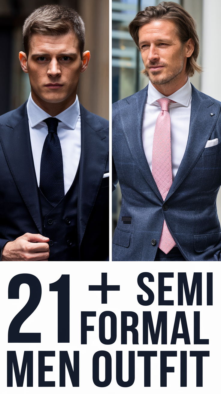 21 Semi Formal Men Outfit Ideas: Classy, Casual, and Seasonal Styles for Every Event