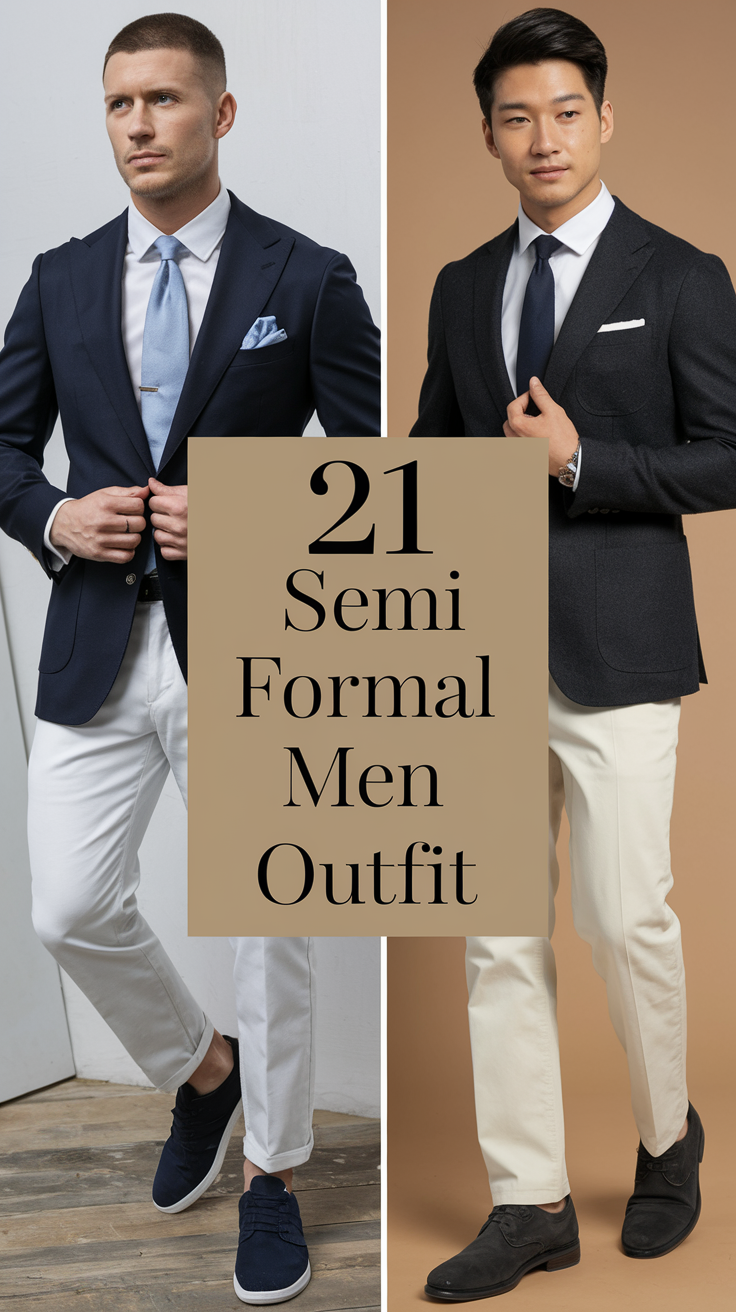 21 Semi Formal Men Outfit Ideas: Classy, Casual, and Seasonal Styles for Every Event