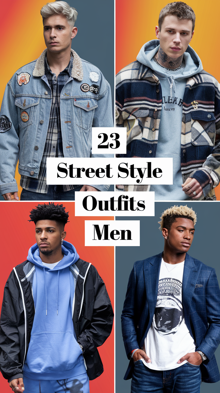 23 Trendy Ideas Street Style Outfits for Men in 2025: Aesthetic, Casual & More