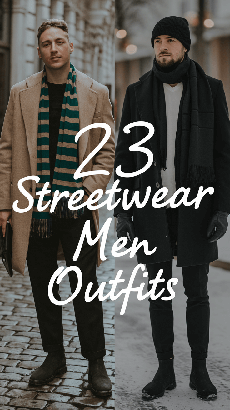 23 Best Ideas Streetwear Men Outfits for 2025: Urban Style and Casual Fashion Inspiration