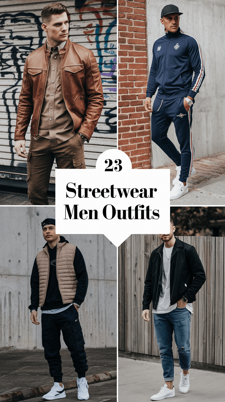 23 Best Ideas Streetwear Men Outfits for 2025: Urban Style and Casual Fashion Inspiration