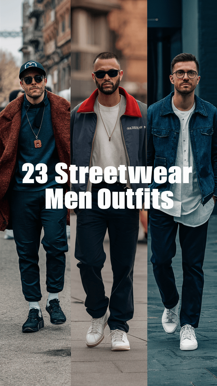 23 Best Ideas Streetwear Men Outfits for 2025: Urban Style and Casual Fashion Inspiration