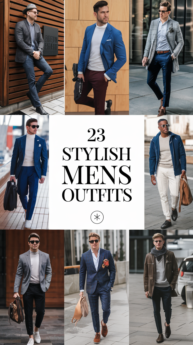 23 Ideas Stylish Men's Outfits for Every Season: From Casual Streetwear to Classy Formal