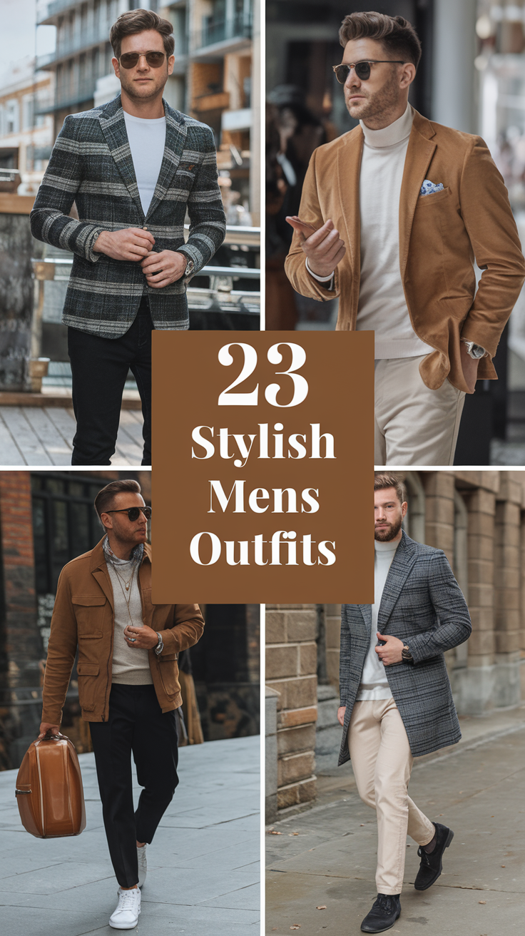 23 Ideas Stylish Men's Outfits for Every Season: From Casual Streetwear to Classy Formal