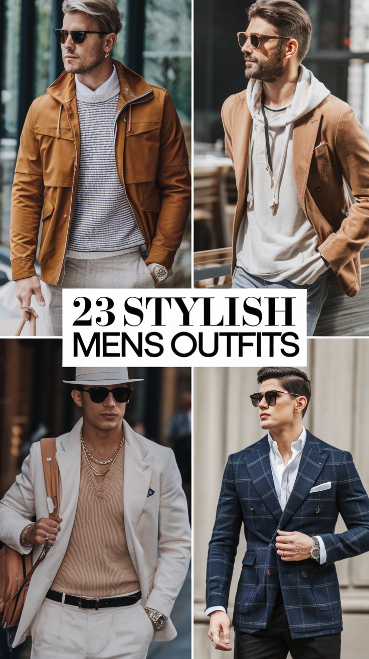 23 Ideas Stylish Men's Outfits for Every Season: From Casual Streetwear to Classy Formal