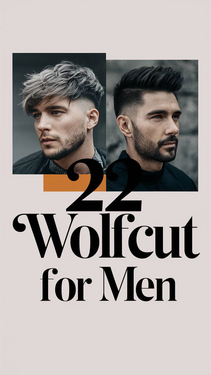 22 Trendy Ideas Wolfcut Hairstyles for Men: Short, Long, Curly, and Wavy Looks