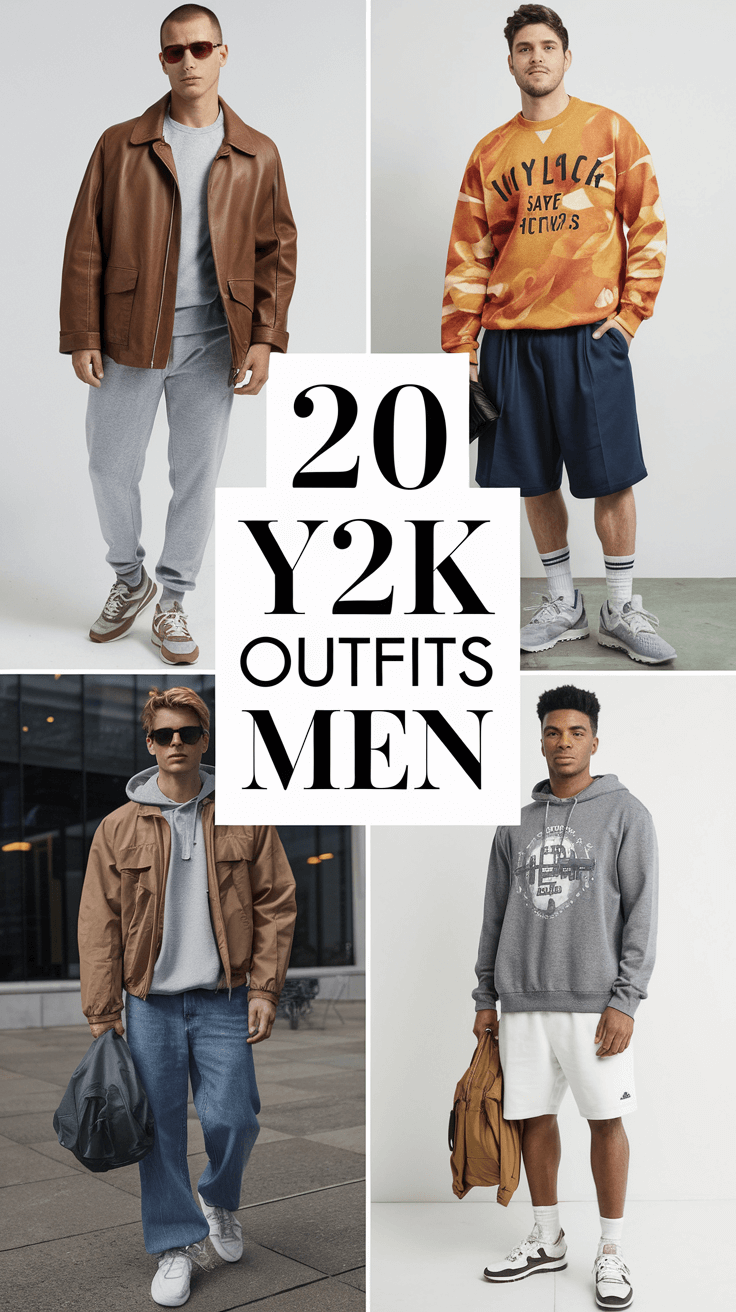 Top 20 Ideas Y2K Outfits for Men – Bold Streetwear, Baggy Jeans, and 2000s Style