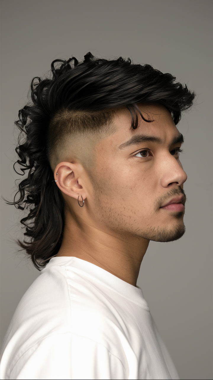 Top 22 Ideas Faded Mullet Hairstyles for Men in 2025: Curly, Straight & More Styles
