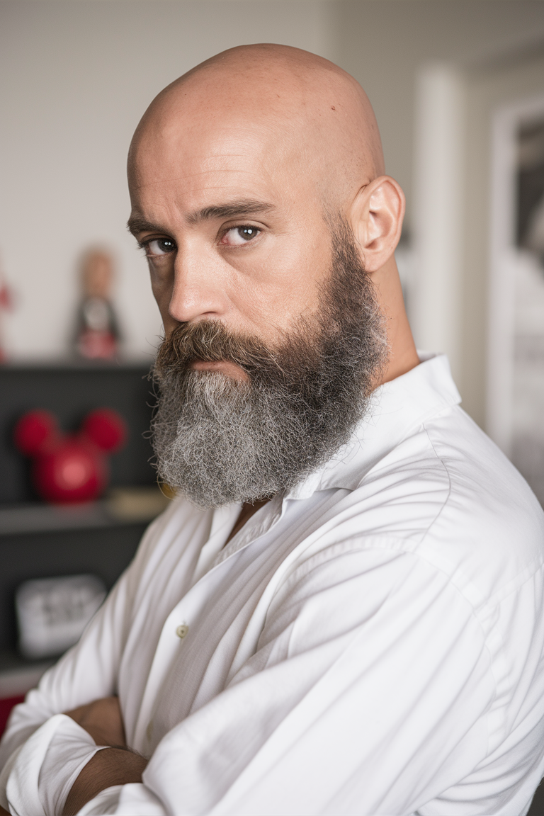 20 Beard Style Ideas for Bald Men in 2025 – Bold, Classy, and Timeless Looks
