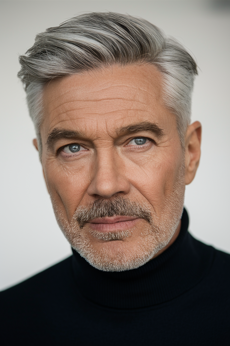 20 Stylish Spring Hairstyles for Men Over 50: Short, Long, and Grey Hair Ideas
