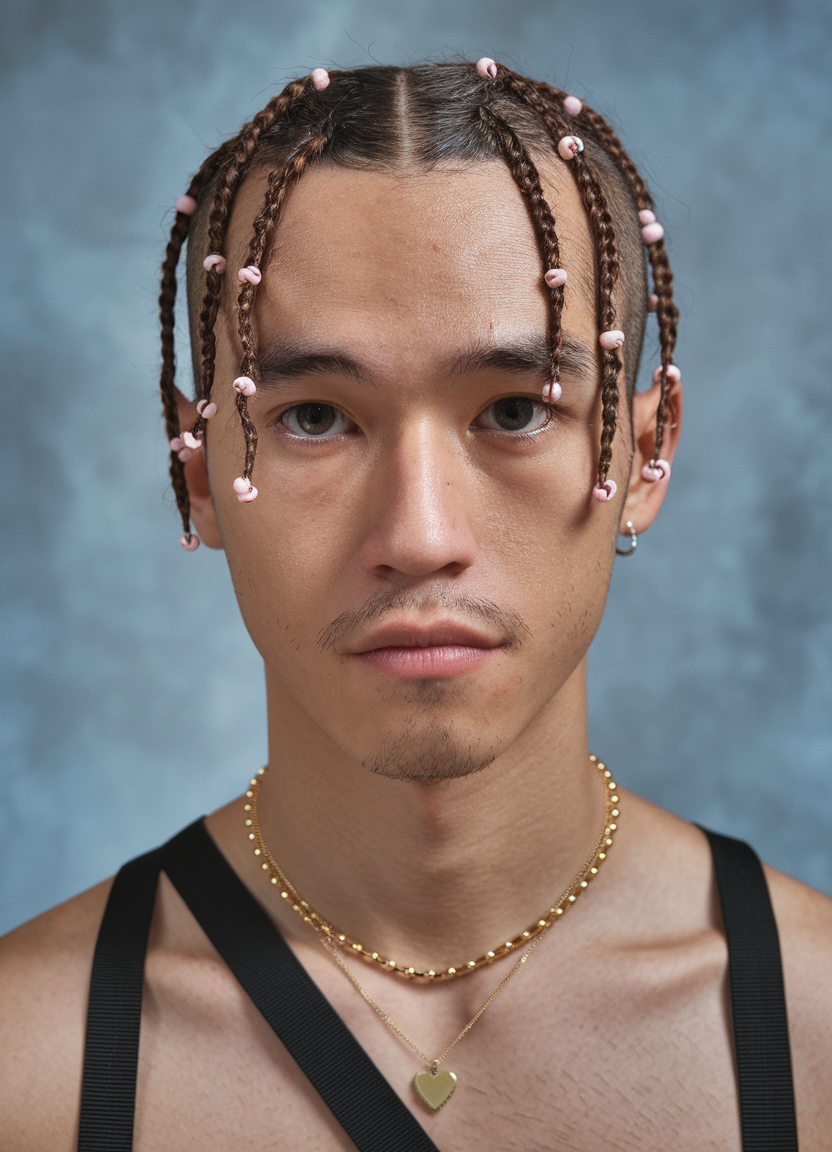 Trendy Men Haircuts with Beads 2025: 20 Stylish Braid and Cornrow Ideas