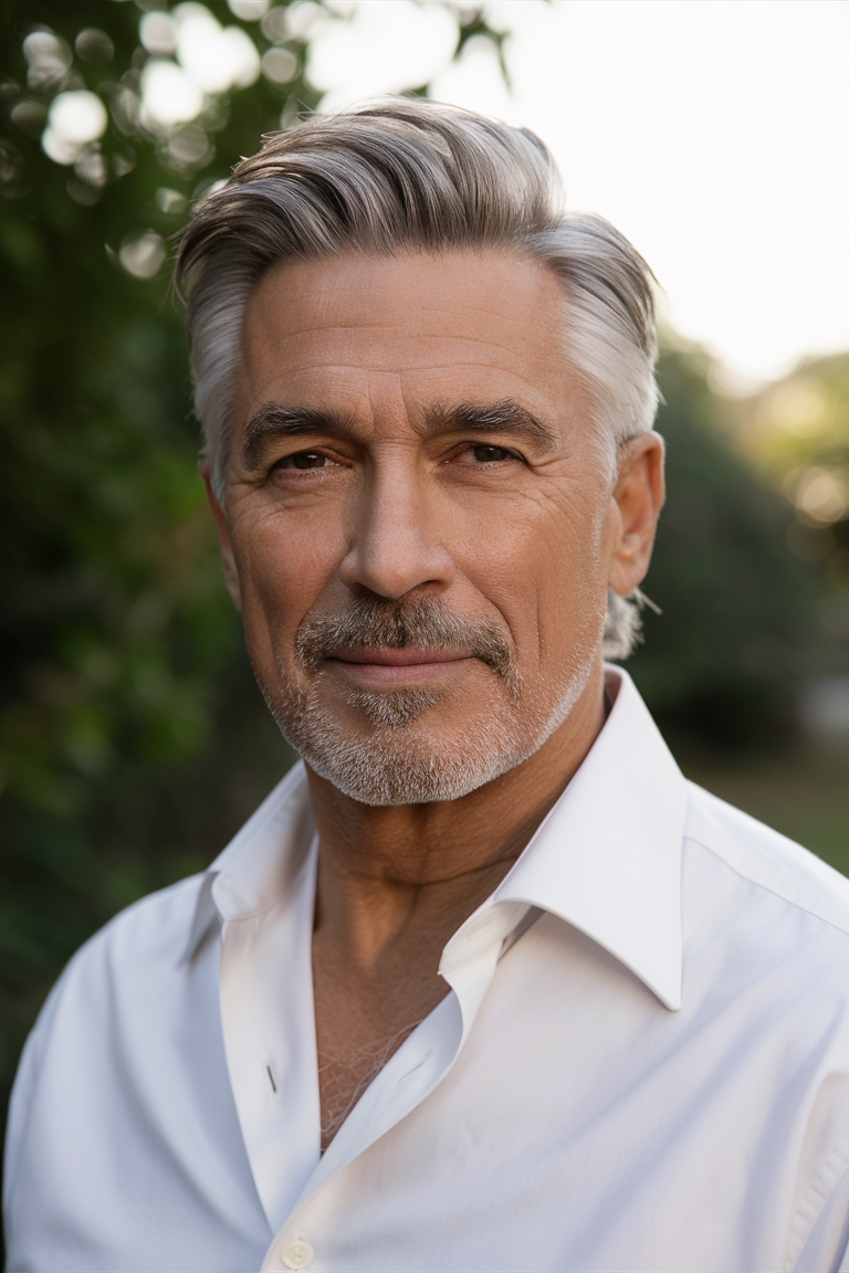 20 Stylish Spring Hairstyles for Men Over 60 to Try in 2025