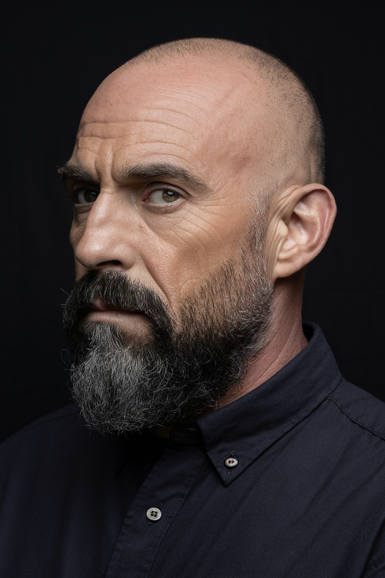 20 Beard Style Ideas for Bald Men in 2025 – Bold, Classy, and Timeless Looks