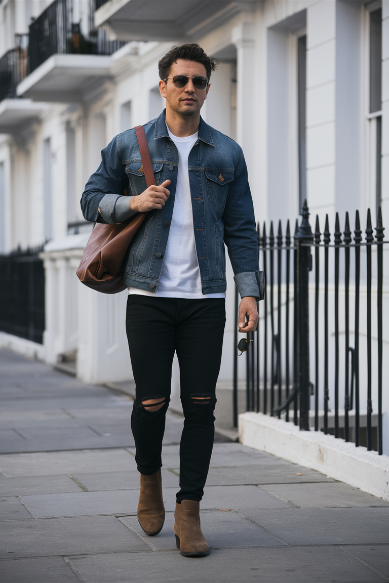 20 Stylish Spring Jeans Outfits for Men 2025: Casual to Formal Looks